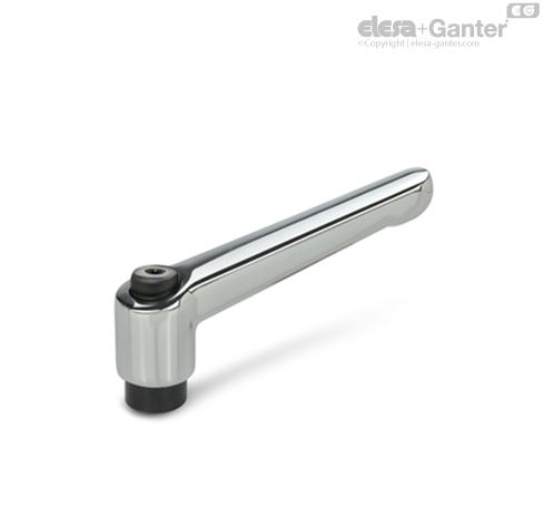 GN 300 Adjustable Hand Levers With internal thread / reamed hole